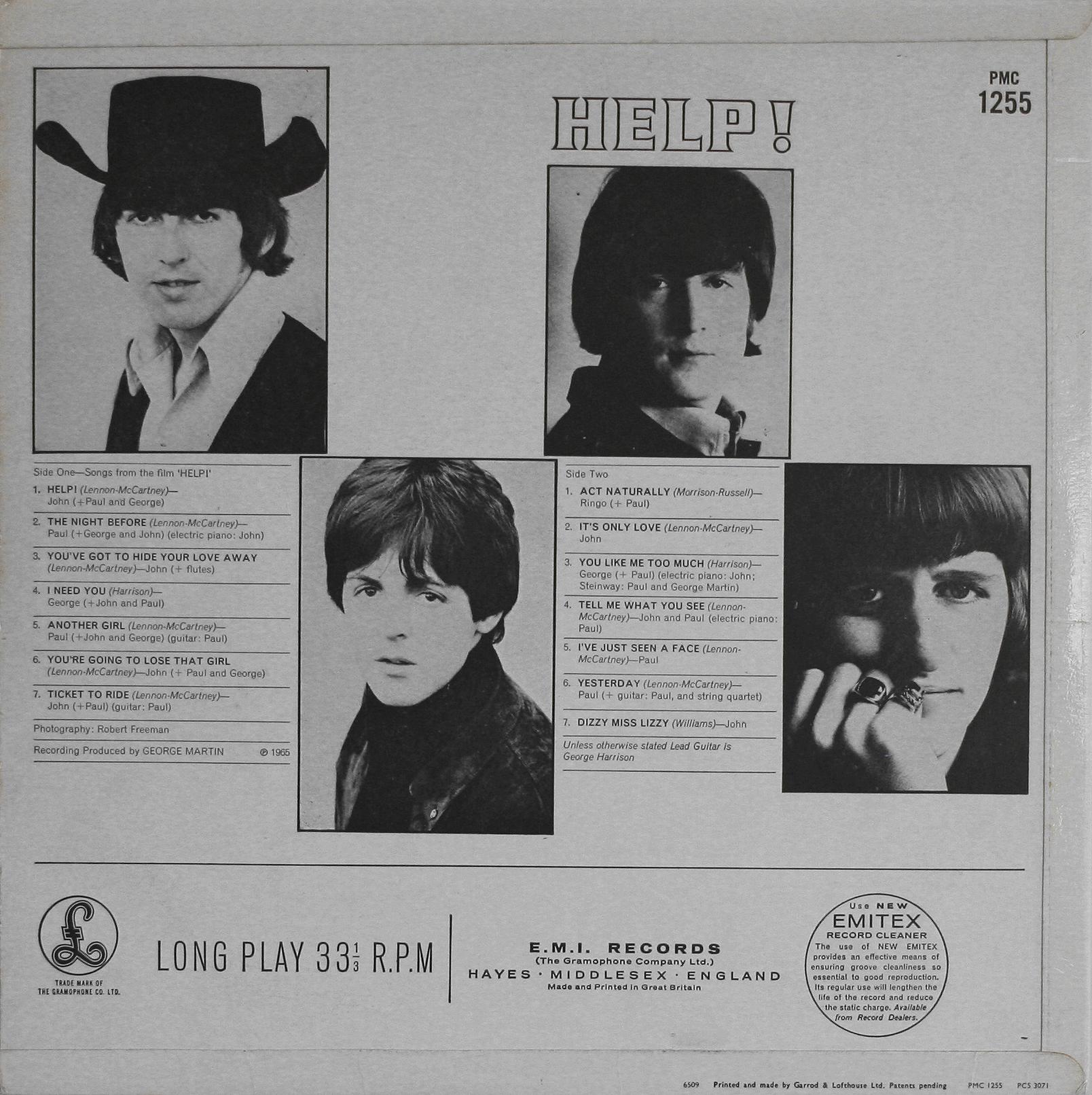 The Beatles Collection » Help!, Parlophone, PMC 1255.