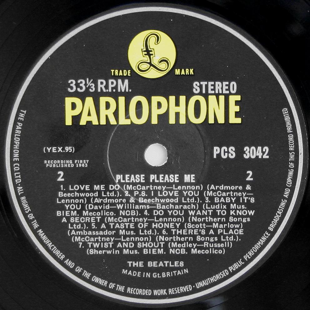 The Beatles Collection » Please Please Me, Parlophone, PCS 3042.