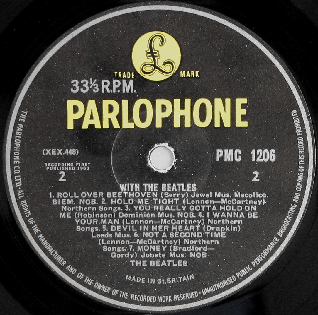 The Beatles Collection » With The Beatles, Parlophone, PMC 1206.