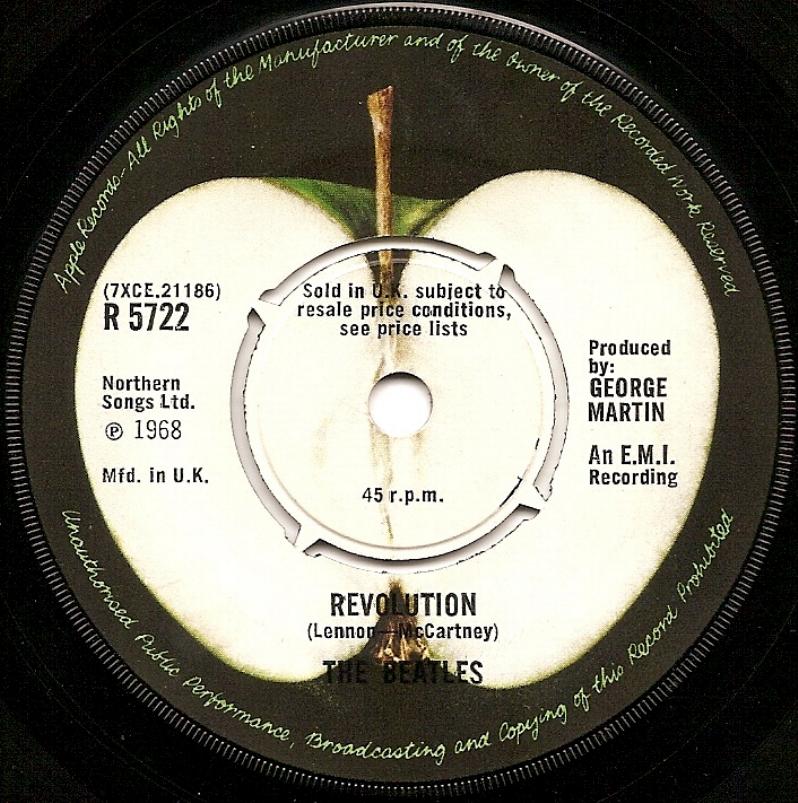 The Beatles Collection » Hey Jude / Revolution, Apple R 5722.