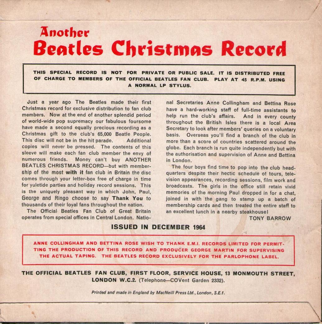 Image result for another beatles christmas record