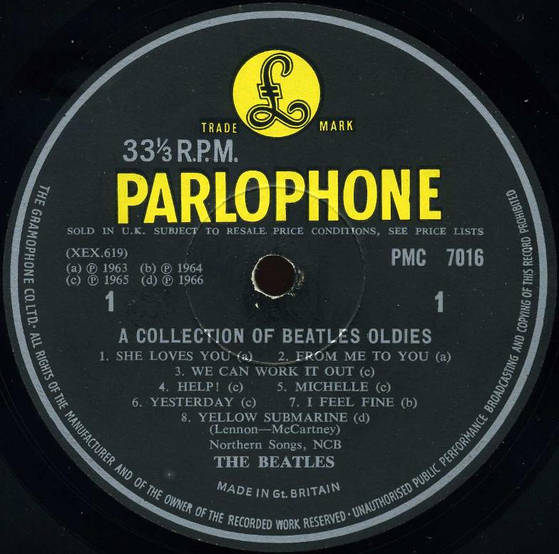 ○UK-ParlophoneオリジナルMono,w/Early-Pressing Copy The Beatles
