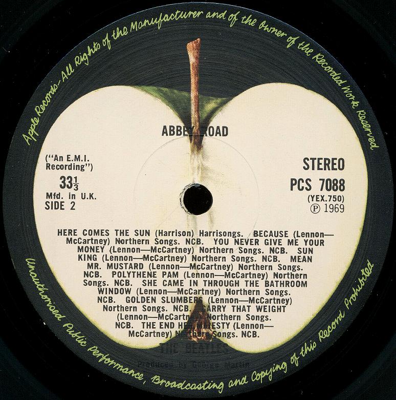 The Beatles Abbey Road Vinyl Sticker